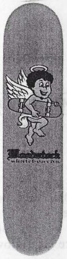 Woodstock Angel deck in the Skaters Union Distribution 1996