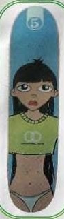 Channel One The Girlie deck in the Skates On Haight 1995