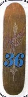Channel One 36" Longboard deck in the Skates On Haight 1995