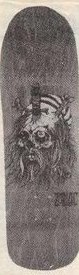 Zorlac Metallica II deck in the Skully Bros 1992