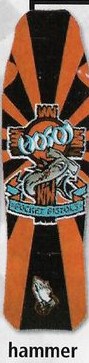 Hosoi Hammer Head deck in the South Shore Distributing 2004 Fall