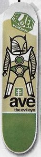 Alien Workshop Evil Eye A.V.E. deck in the South Shore Distributing 2004 Fall