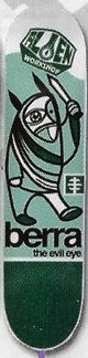 Alien Workshop Evil Eye Berra deck in the South Shore Distributing 2004 Fall
