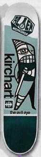 Alien Workshop Evil Eye Kirchart deck in the South Shore Distributing 2004 Fall
