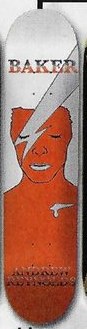 Baker I Love to Skate deck in the South Shore Distributing 2004 Fall