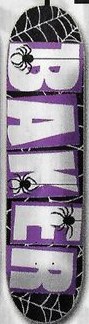 Baker Spider Logo deck in the South Shore Distributing 2004 Fall