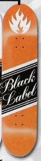 Black Label Top Shelf (Orange) deck in the South Shore Distributing 2004 Fall