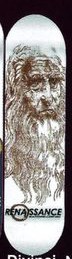 Renaissance Divinci Logo deck in the South Shore Distributing 1998