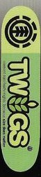 Element Twigs Logo deck in the South Shore Distributing 1999 Fall