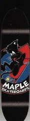 Maple Black Cat Logo deck in the South Shore Distributing 1999 Fall