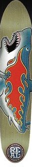 Real Shark Logo deck in the South Shore Distributing 1999 Fall