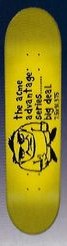 Acme Grumpy Logo deck in the South Shore Distributing 1999 Spring