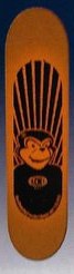 Acme Monkey Logo deck in the South Shore Distributing 1999 Spring