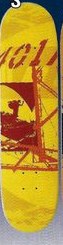 Chapman Salad Grind Logo deck in the South Shore Distributing 1999 Spring