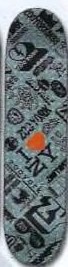 Zoo York I Love ZY deck in the South Shore Distribution 2003 Summer