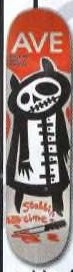 Alien Workshop A.V.E. Stabbin' Time deck in the South Shore Distribution 2003 Summer