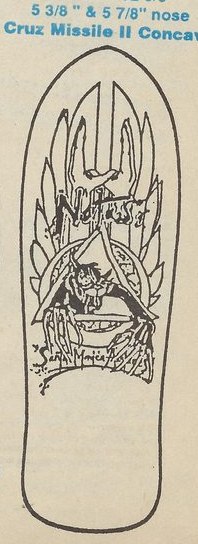 Santa Monica Airlines Natas Large deck in the Strange Notes #14 1990