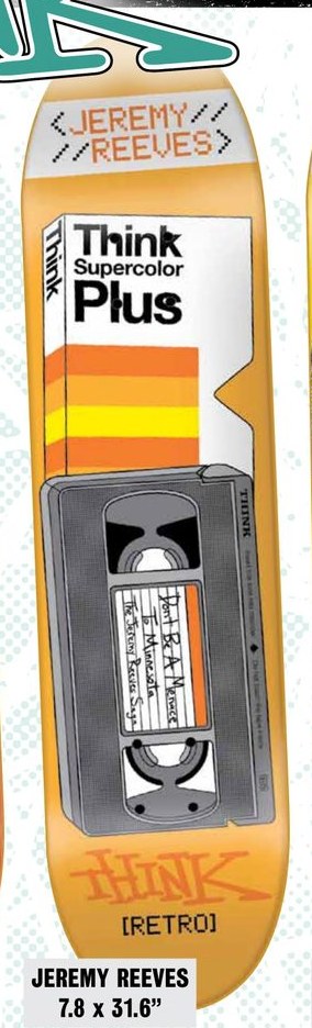 Think Reeves Retro deck in the Street Corner Distribution 2011 Spring