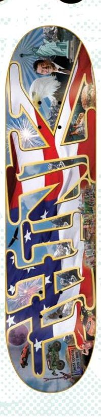 Think Team America deck in the Street Corner Distribution 2011 Spring