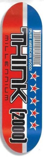 Think USA 2000 deck in the Think Skateboards 1997