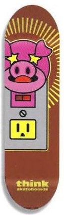 Think Pig deck in the Think Skateboards 1997