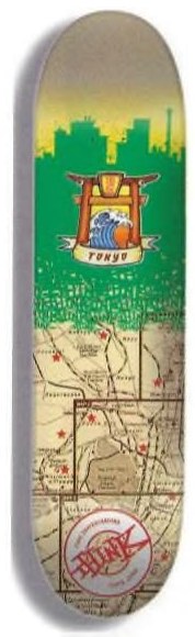 Think Tokyo (Travel Series) deck in the Think Skateboards Catalog 2000 Summer