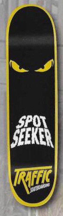 Traffic Spotseeker (Yellow) deck in the Traffic Skateboards 2008 Spring