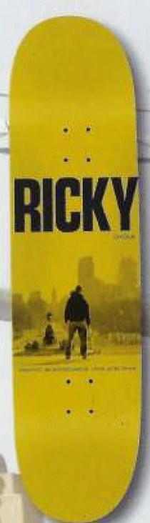 Traffic Oyola Ricky Gold deck in the Traffic Skateboards 2008 Spring