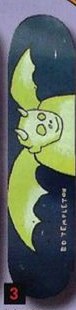 Toy Machine Templeton Metal Bat deck in the Tumyeto Catalog 1994