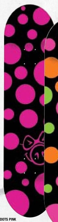 Pig Dots (Pink) deck in the Tumyeto Catalog 2006 Spring