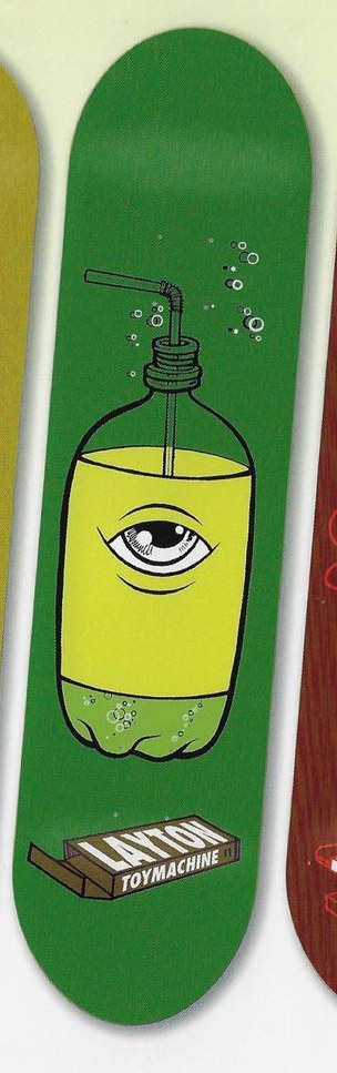 Toy Machine Layton Moniker deck in the Tumyeto 2007 Spring Catalog