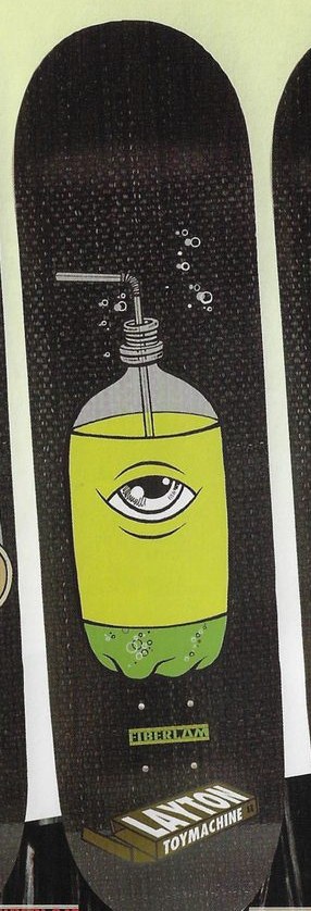 Toy Machine Layton Moniker (Fiberlam) deck in the Tumyeto 2007 Spring Catalog