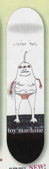 Toy Machine Alien Sect deck in the Tumyeto 2007 Spring Catalog