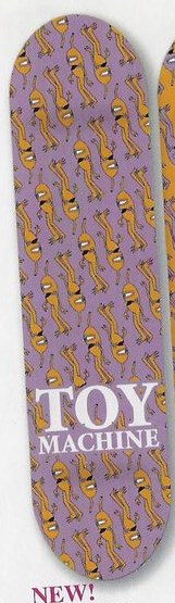Toy Machine Multi Sect (Purple) deck in the Tumyeto 2007 Spring Catalog