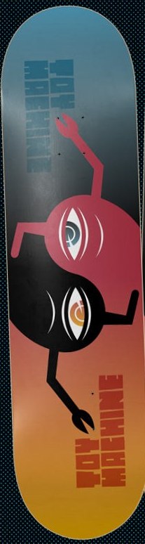 Toy Machine Yin Yang Sect Symmetrical deck in the Toy Machine Holiday 2025 catalogue