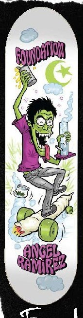 Foundation Ramirez Weirdo deck in the Tum Yeto Fall 2009 catalogue
