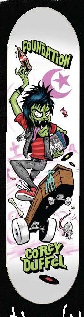 Foundation Duffel Weirdo deck in the Tum Yeto Fall 2009 catalogue