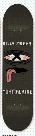 Toy Machine Marks Eyeballs deck in the Tum Yeto Fall 2009 catalogue