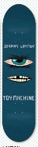 Toy Machine Layton Eyeballs deck in the Tum Yeto Fall 2009 catalogue