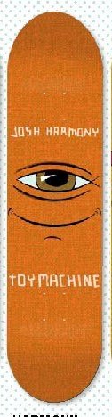 Toy Machine Harmony Eyeballs deck in the Tum Yeto Fall 2009 catalogue