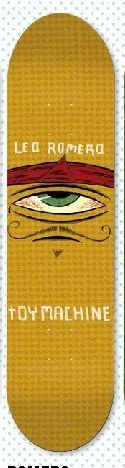 Toy Machine Romero Eyeballs deck in the Tum Yeto Fall 2009 catalogue