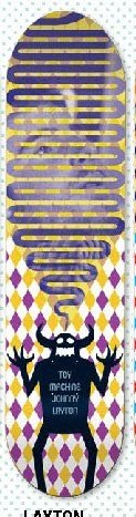 Toy Machine Layton Diamond FP deck in the Tum Yeto Fall 2009 catalogue