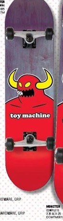 Toy Machine Monster Mini deck in the Tum Yeto Spring 2009 catalogue