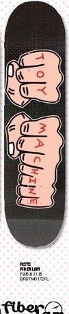 Toy Machine Fists Fiberlam deck in the Tum Yeto Spring 2009 catalogue