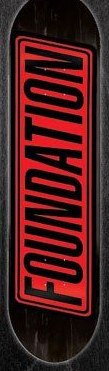 Foundation F-Bar Logo (Red/Black) deck in the Tum Yeto Spring 2009 catalogue