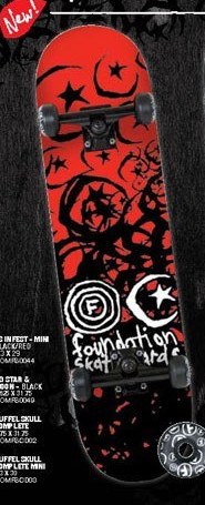 Foundation FS Infest Mini (Black/Red) deck in the Tum Yeto Spring 2009 catalogue