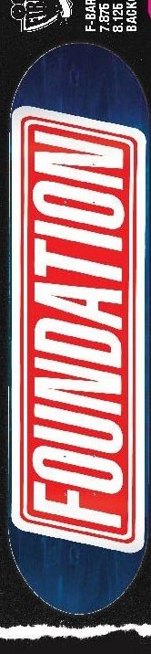 Foundation F-Bar Logo Fiberprime deck in the Tum Yeto Spring 2010 catalogue