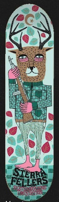 Foundation Fellers Hazey Daze deck in the Tum Yeto Spring 2010 catalogue