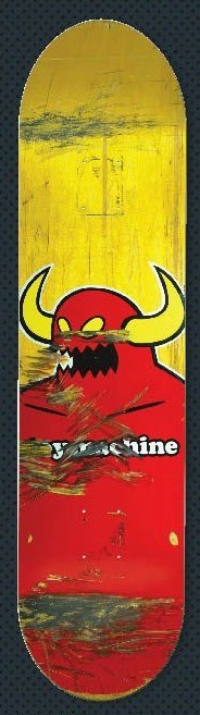 Toy Machine Been Used (Monster) deck in the Tum Yeto Spring 2010 catalogue