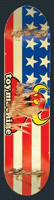 Toy Machine Been Used American Monster deck in the Tum Yeto Spring 2010 catalogue